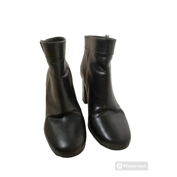 PRADA Black Ankle Boot Size 39.5 - Picture 3 of 10